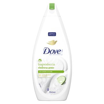 ДУШ ГЕЛ DOVE  750мл с 1/4 крем хидратант VERDE E CETRIOLO