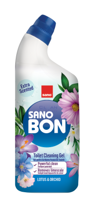 Сано WC гел Бон фреш за почистване на тоалетна 750мл Лотус и Орхидея