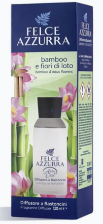 FELCE AZZURRA АРОМАТНИ ПРЪЧКИ BAMBOO & LOTUS 120 мл