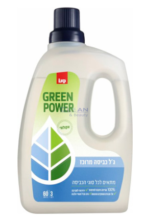 Течен препарат Сано 3л гел GREEN POWER 60пр