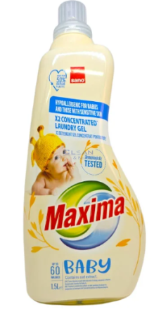 Течен препарат Сано 1,5л 2х концентриран гел BABY OAT 60пр