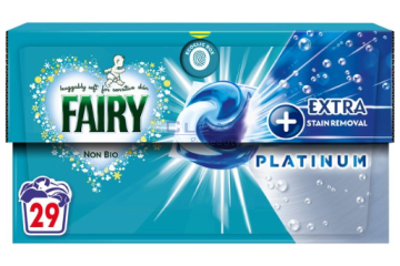 FAIRY КАПСУЛИ 29бр NON BIO PLATINUM +stain removal