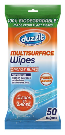 МОКРИ КЪРПИ DUZZIT Multisurface 50бр БИОРАЗГРАДИМИ
