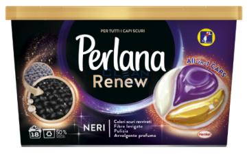 PERLANA КАПСУЛИ 18бр 243гр ЗА ТЪМНИ И ЧЕРНИ ДРЕХИ 