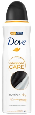 ДЕЗОДОРАНТ DOVE СПРЕЙ 200мл. Invisible dry