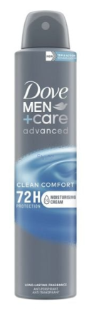 ДЕЗОДОРАНТ DOVE СПРЕЙ 200мл. Men clean comfort