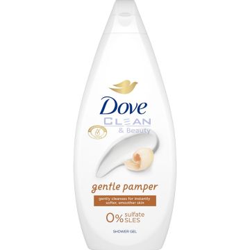 Dove Gentle Pamper душ гел 720 мл – нежен, без сулфати, за мека и гладка кожа