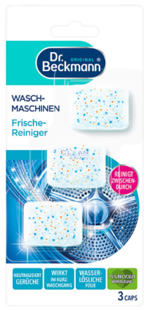 Д-р Бекман Капсули за освежаване на перални машини, 3х40гр.