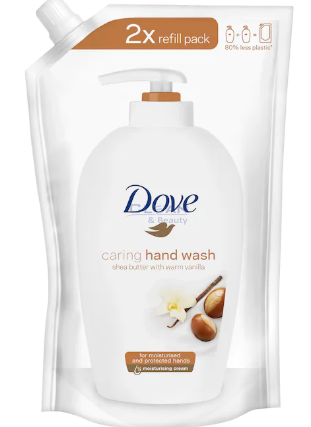 ТЕЧЕН САПУН DOVE ПЪЛНИТЕЛ SHEA BUTTER 500 мл.