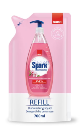 Веро Сано 700мл пълнител SPARK Бадем