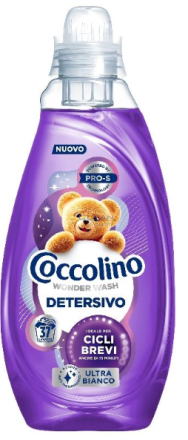 COCCOLINO ГЕЛ за пране 37пр 1,48л БЯЛО ULTRA BIANCO 