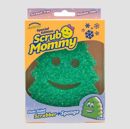 Scrub Daddy Christmas tree гъба