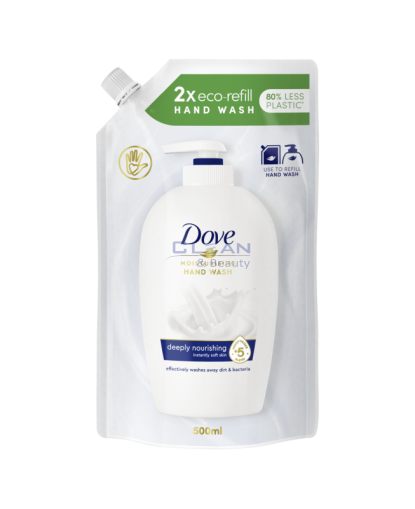 Dove Beauty (рефил) резервен течен сапун 500 мл – плик с овлажняваща формула