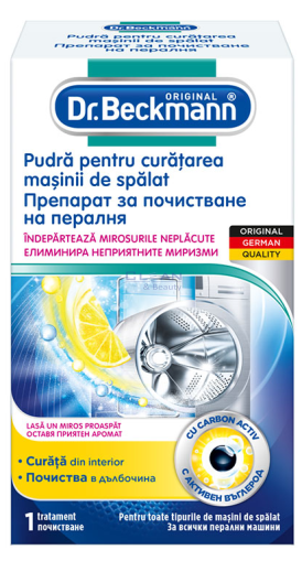 Д-р Бекман Препарат за прочистване и хигиенизиране на пералнята, 250гр.