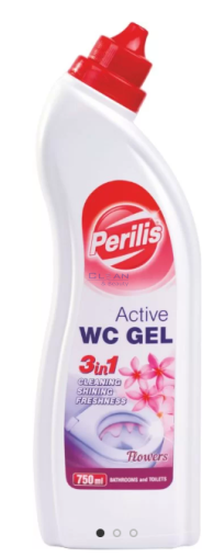 PERILIS WC ACTIVE ГЕЛ 3in1 ЗА ТОАЛЕТНА ЦВЕТЯ 750мл.