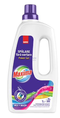Течен препарат Сано 1л гел MIX&WASH 20пр