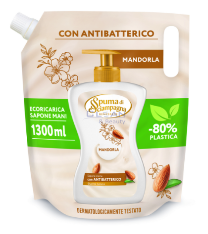 ТЕЧЕН САПУН SPUMA DI SC. ПЪЛНИТЕЛ 1,3 л. MANDORLA ABC
