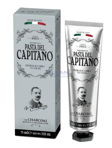 ПАСТА ЗА ЗЪБИ CAPITANO 1905 CHARCOAL 75мл.