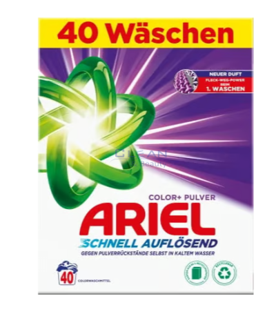 ARIEL прах за пране 40пр 2,4кг COLOR