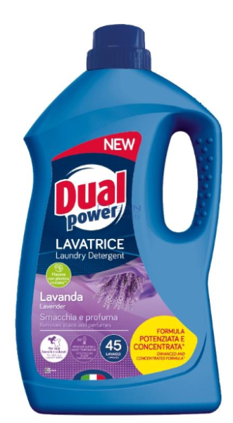 DUAL POWER ГЕЛ ЗА ПРАНЕ 45пр. 1,8л. УНИВЕРСАЛ LAVANDA