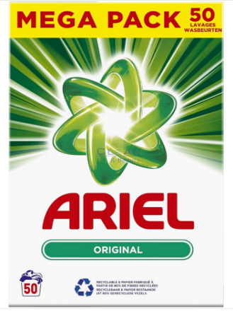 ARIEL прах за пране 50пр 3кг Универсал
