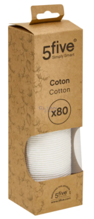 5Five дискове за грим COTTON 80бр