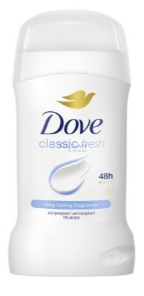 ДЕЗОДОРАНТ DOVE СТИК CLASSIC FRESH 50 мл.