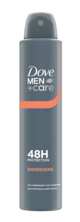 ДЕЗОДОРАНТ DOVE СПРЕЙ MEN+ CARE ENERGIZING 48H PROTECTION 200мл
