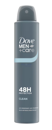 ДЕЗОДОРАНТ DOVE СПРЕЙ MEN+ CARE CLEAN 48H PROTECTION 200мл