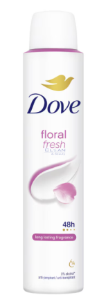 ДЕЗОДОРАНТ DOVE СПРЕЙ FLORAL FRESH 200мл. 