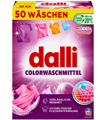DALLI ПРАХ ЗА ПРАНЕ 50пр 2,5кг COLOR