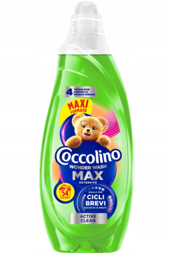 COCCOLINO ГЕЛ за пране 54пр 2,16л ACTIVE CLEAN-УНИВЕРСАЛ