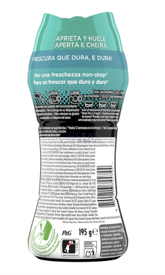 LENOR АРОМАТИЗАТОР ЗА ПРАНЕ 195гр UNSTOPPABLES FRESH