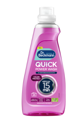 Д-р Бекман Бърз течен перилен препарат 800мл. Защита на цветовете 