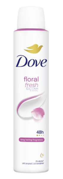ДЕЗОДОРАНТ DOVE СПРЕЙ FLORAL FRESH 200мл. 